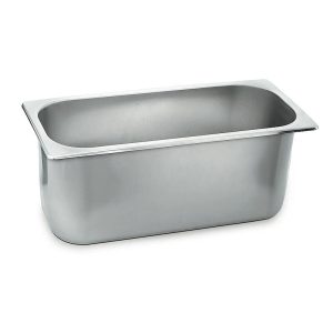 Kapp GN Paslanmaz Çelik Gastronorm Dondurma Kabı, 36x17x10 cm