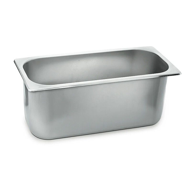 Kapp GN Paslanmaz Çelik Gastronorm Dondurma Kabı, 36x17x12 cm