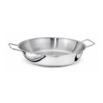 Kapp İndüksiyon Uyumlu Çift Saplı Paella Çelik Tava, 20x5 cm, 1.6 L