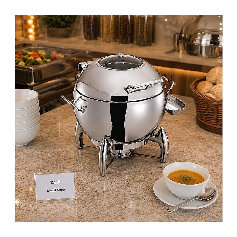 Kapp Premium Serisi Çorbalık Chafing Dish, 11 L, Elektrikli - Görsel 3