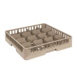 Kayalar Bardak Basketi, 16 Bölmeli, 500x500x100 mm, Kahverengi - (Outlet Ürünü)