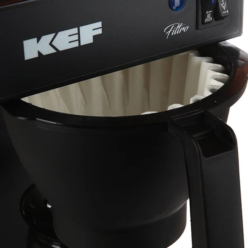 KEF Filtro FLT120-2 Çift Potlu Filtre Kahve Makinesi, Gri - Görsel 3