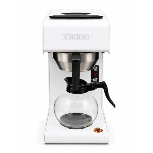 Konchero Çift Potlu Filtre Kahve Makinesi, Beyaz