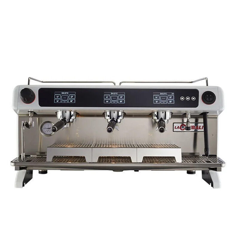 La Cimbali M40 DT/3 Tam Otomatik Turbosteam Espresso Kahve Makinesi, 3 Gruplu, Beyaz - Görsel 2