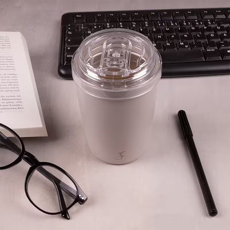 Lurch Coffee-To-Go Çift Cidarlı Termos Bardak, 300 ml, Granit Gri - Görsel 3