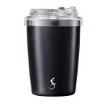 Lurch Coffee-To-Go Çift Cidarlı Termos Bardak, 300 ml, Mat Siyah