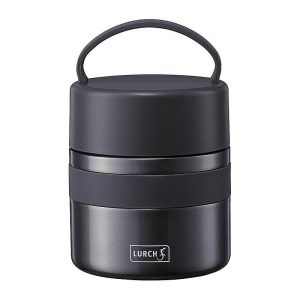 Lurch Iso-Pot Paslanmaz Çelik Çift Cidarlı Yemek Termosu, 500 ml, Metalik Gri