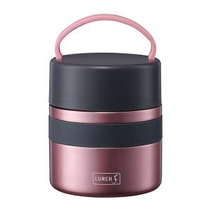 Lurch Iso-Pot Paslanmaz Çelik Çift Cidarlı Yemek Termosu, 500 ml, Metalik Pembe