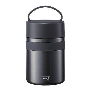 Lurch Iso-Pot Paslanmaz Çelik Çift Cidarlı Yemek Termosu, 800 ml, Metalik Gri