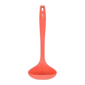 Lurch Silikon Çorba Kepçesi, 28 cm, Somon