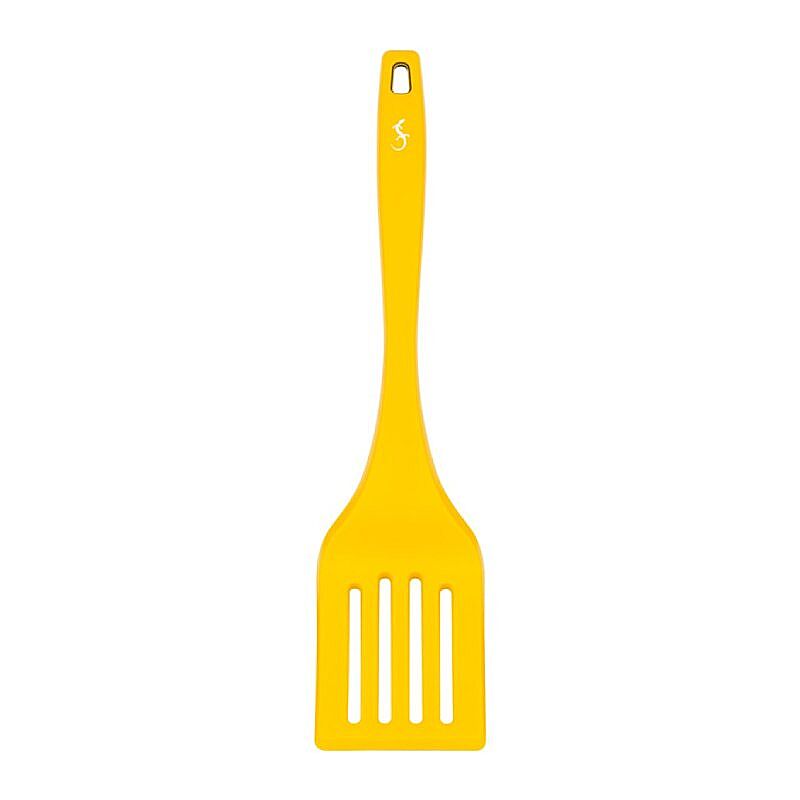 Lurch Silikon Delikli Spatula, 32.5 cm, Sarı