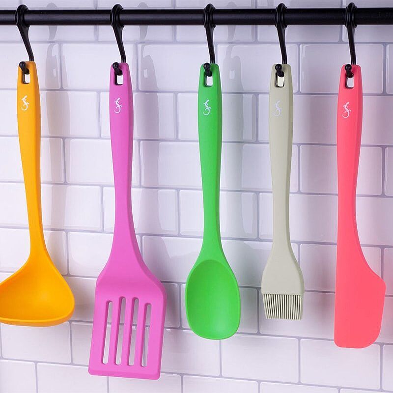 Lurch Silikon Delikli Spatula, 32.5 cm, Sarı - Görsel 6