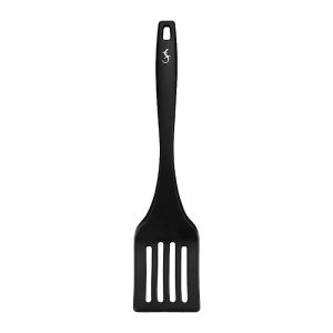 Lurch Silikon Delikli Spatula, 32.5 cm, Siyah