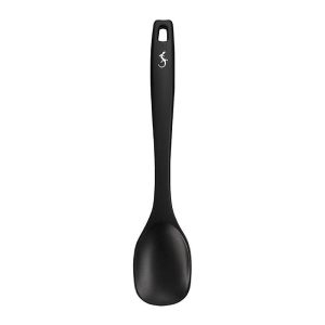 Lurch Silikon Yemek Kaşığı, 28 cm, Siyah