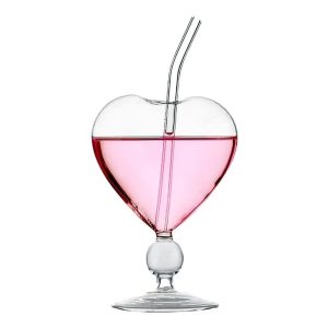 Luxegon Kalp Kokteyl Bardak, 220 ml