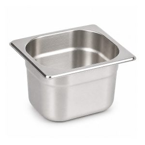 Mixkap GN 1/6-100 mm Paslanmaz Çelik Standart Gastronorm Küvet