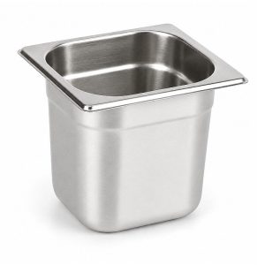 Mixkap GN 1/6-200 mm Paslanmaz Çelik Standart Gastronorm Küvet