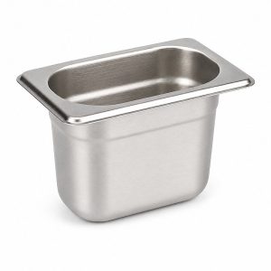 Mixkap GN 1/9-100 mm Paslanmaz Çelik Standart Gastronorm Küvet