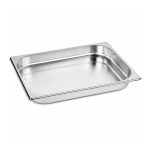 Mixkap GN 2/3-40 mm Paslanmaz Çelik Standart Gastronorm Küvet