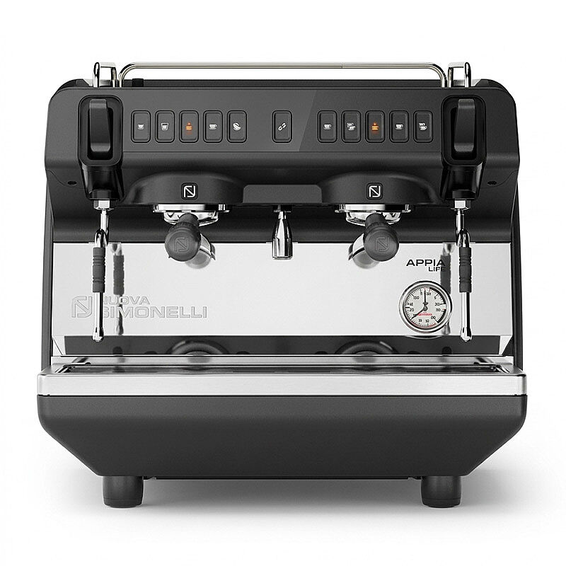Nuova Simonelli Appia Viva Compact Tall Cup Tam Otomatik Espresso Makinesi, 2 Gruplu, Siyah