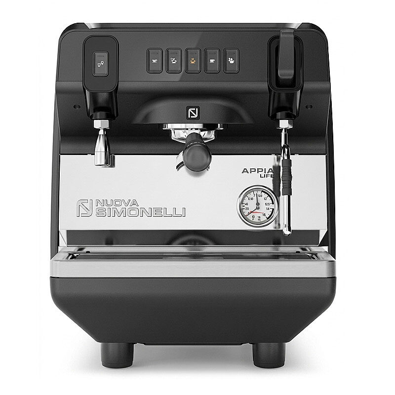 Nuova Simonelli Appia Viva Tam Otomatik Espresso Kahve Makinesi, 1 Gruplu, Siyah