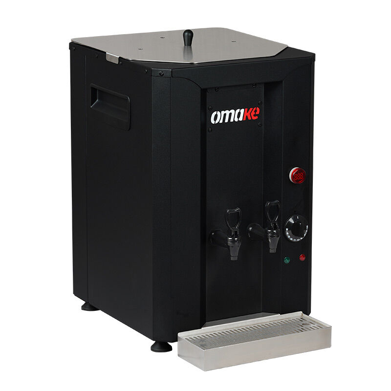 Omake İçten Demlikli Şamandırasız Çay Kazanı, 40 L, Elektrikli, Siyah