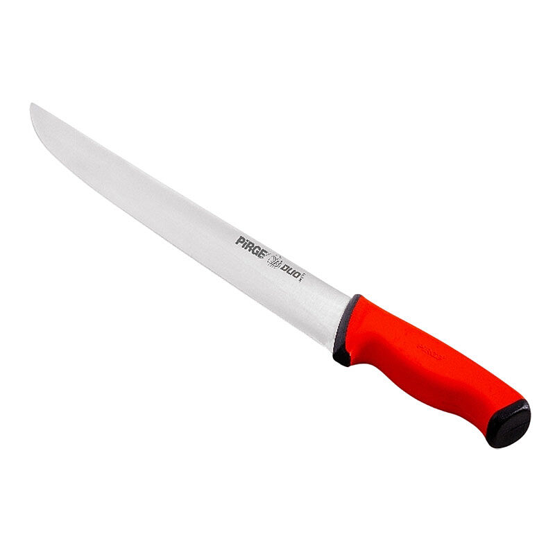 Pirge 34131 Duo Sivri Şarküteri Bıçağı, 35 cm, Kırmızı
