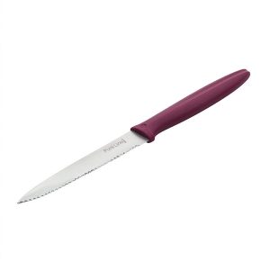 Pirge 46004 Pure Line Sivri Dişli Sebze Bıçağı, 12 cm, Bordo