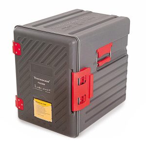 Plastport Thermobox 600 Menteşeli Kapak, 640x440x610 mm, Gri