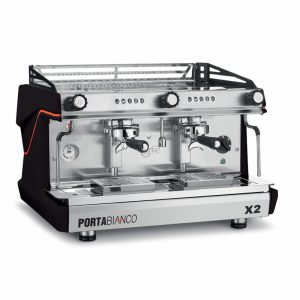 Portabianco BFCOP5.11SPB Tall Cup Tam Otomatik Espresso Kahve Makinesi, 2 Gruplu, Siyah