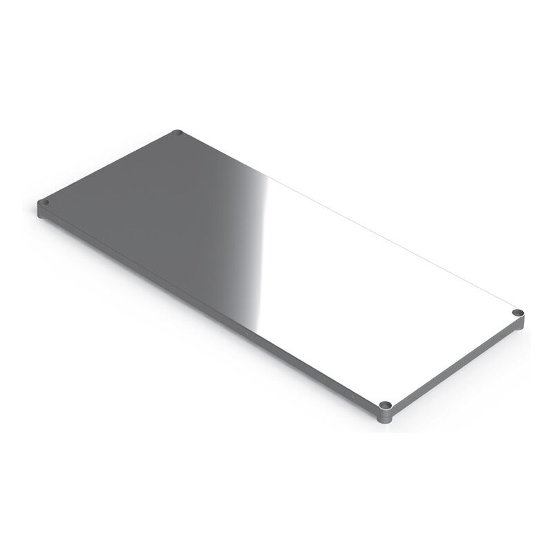 Portashelf Paslanmaz Çelik Düz Raf, 107x46 cm