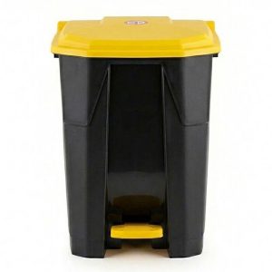 Rindo PDK390 Pedallı Çöp Kovası, 50 L, Sarı