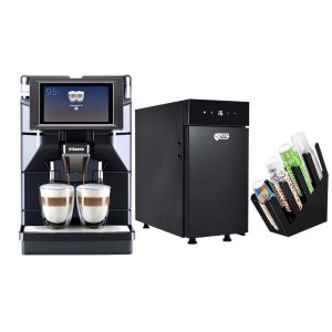 Saeco Magic M1 Kahve Makinesi + BC9CN Süt Soğutucu + Bardaklık Standı