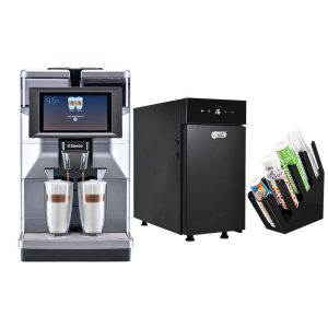 Saeco Magic M2 Kahve Makinesi + BC9CN Süt Soğutucu + Bardaklık Standı