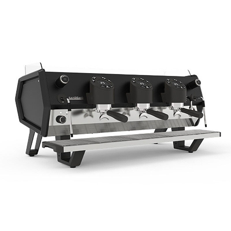 Sanremo D8 Tam Otomatik Espresso Kahve Makinesi, 3 Gruplu, Siyah