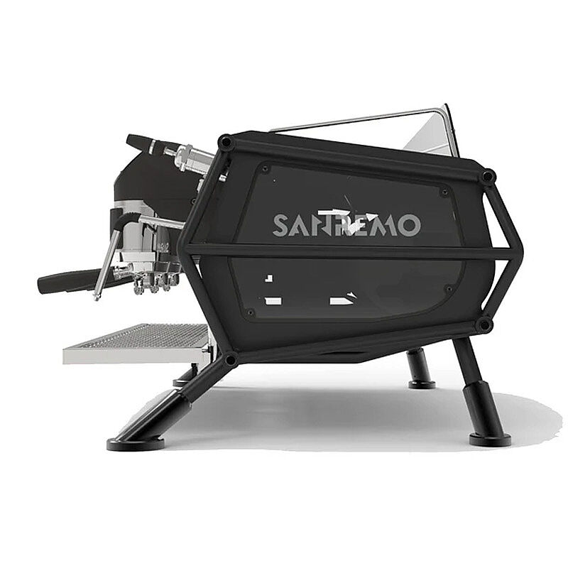 Sanremo Racer Naked Multiboiler Tam Otomatik Espresso Kahve Makinesi, 3 Gruplu, Siyah - Görsel 2