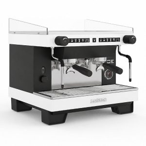 Sanremo Zoe Compact SED Tam Otomatik Espresso Kahve Makinesi, 2 Gruplu, Siyah-Beyaz