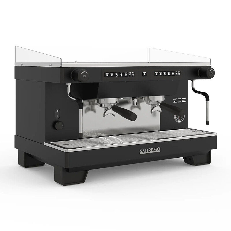 Sanremo Zoe Tall SED Tall Cup Tam Otomatik Espresso Kahve Makinesi, 2 Gruplu, Siyah
