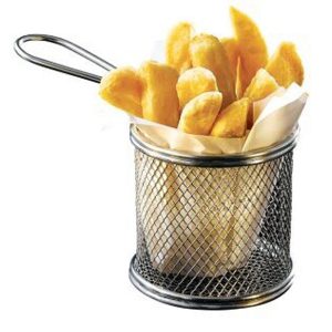 Supreminox Yuvarlak Fritöz Sepeti, 9 cm