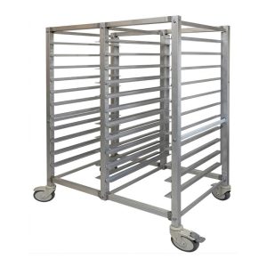 Tribeca TC-3753-22 Demonte 37x53 cm 11+11 Tepsi Kapasiteli Taşıma Arabası, 85x58x177 cm