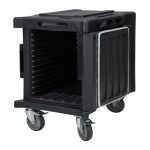 Tribeca TCB-600NW Önden Yüklemeli Tekerlekli Thermobox, 475x670x635 mm, Siyah