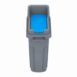 UTP Professional UTP410 Kilitli Kapalı Kapaklı Geri Dönüşüm Kovası, 70 L, Mavi