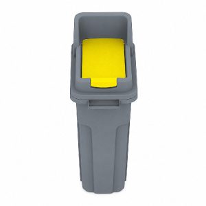 UTP Professional UTP410 Kilitli Kapalı Kapaklı Geri Dönüşüm Kovası, 70 L, Sarı