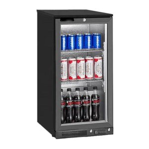 Vosco VBB-S150 Tek Kapılı Bar Arkası Şişe Soğutucu Dolap, 138 L, Siyah (Outlet Ürünü)