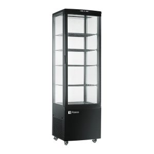 Vosco VFT-235L Dik Tip Soğuk Teşhir Dolabı, 235 L, Siyah
