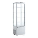 Vosco VFT-280L-B Dik Tip Soğuk Teşhir Dolabı, 280 L, Beyaz