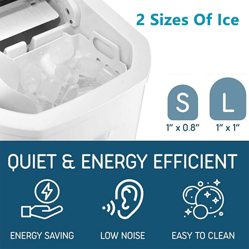 Vosco VHZB-12H Set Üstü Parmak Buz Makinesi, 12 kg/gün Kapasiteli, Beyaz - Görsel 3