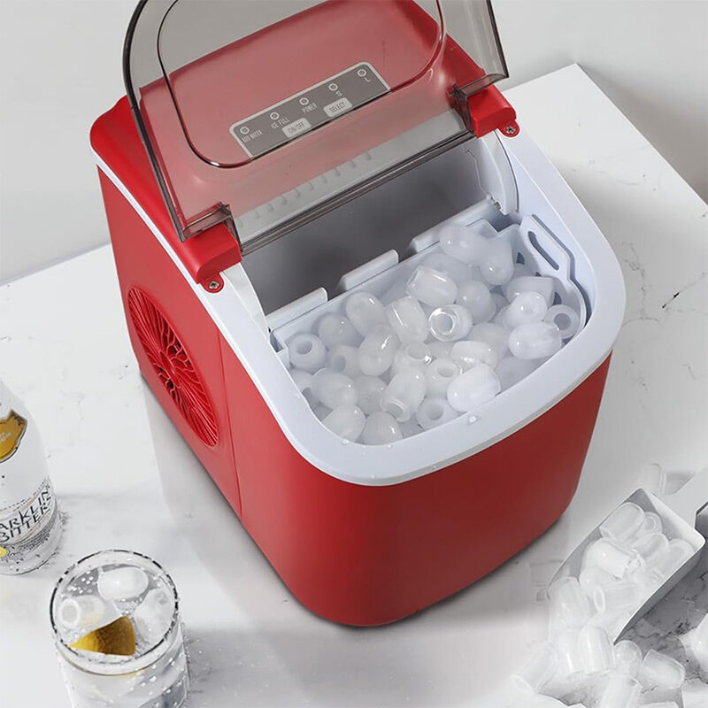 Vosco VHZB-12H Set Üstü Parmak Buz Makinesi, 12 kg/gün Kapasiteli, Kırmızı - Görsel 5