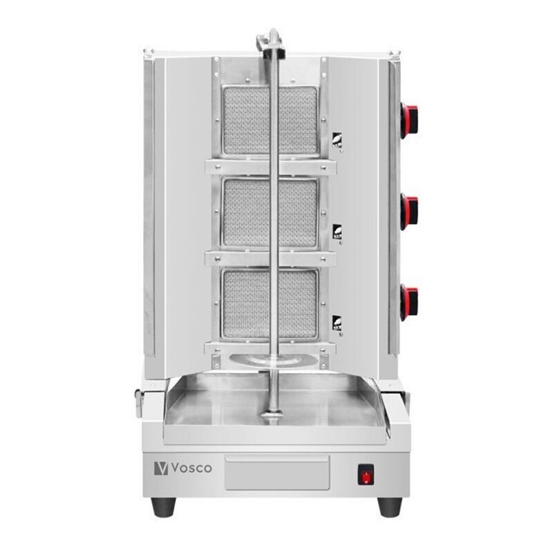 Vosco VKM-G3R Alttan Motorlu 3 Radyanlı Döner Makinesi, LPG - Görsel 2