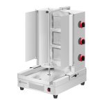 Vosco VKM-NG3R Alttan Motorlu 3 Radyanlı Döner Makinesi, Doğalgazlı